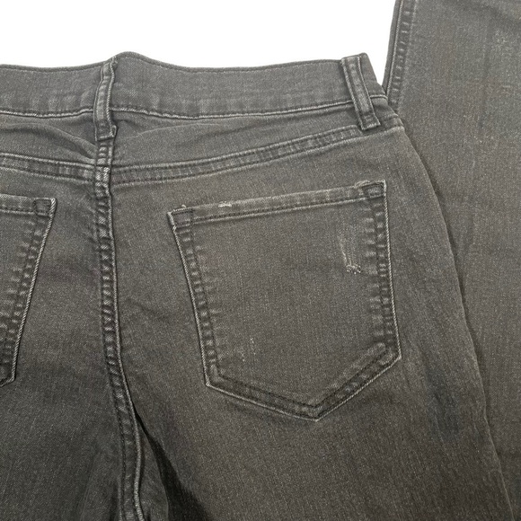 OLD Navy Boyfriend Skinny Jeans Distressed Leandra Black Womens Regular - Picture 4 of 8